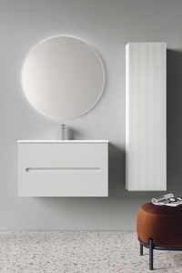 AdattoCasa Rigo kiegészítő szekrény, 138 cm, Bianco Neve
