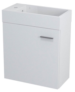 LATUS IV mosdótartó szekrény, balos/jobbos, 49,5x50x24,5cm, fehér (55570)