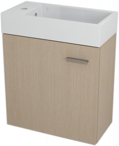 LATUS IV mosdótartó szekrény, balos/jobbos, 49,5x50x24,5cm, velencei tölgy (55597)