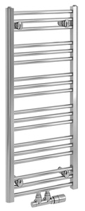 Bruckner ALBRECHT radiátor, középső bekötéssel, 400x930 mm, 234 W, króm (600.111.1)