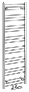 Bruckner ALBRECHT radiátor, középső bekötéssel, 400x1250 mm, 307 W, króm (600.112.1)