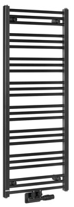 Bruckner ALBRECHT radiátor, középső bekötéssel, 500x1250 mm, 525 W, matt fekete (600.114.6)