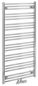 Bruckner ALBRECHT radiátor, középső bekötéssel, 600x1250 mm, 431 W, króm (600.117.1)