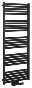Bruckner GRUNT fürdőszobai radiátor, középső bekötés, 500x1330 mm, 611 W, matt fekete (600.122.6)
