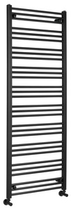 Bruckner ALBRECHT fürdőszobai radiátor, szélső bekötéssel, 600x1570 mm, 765 W, matt fekete (600.218.6)