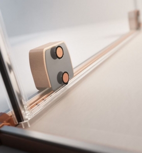 Radaway Furo Brushed Copper KDJ szögletes szálcsiszolt réz zuhanykabin