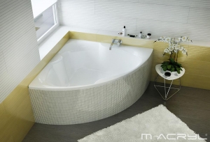 M-Acryl Melody sarok fürdőkád