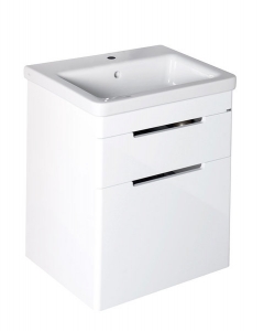 Sapho ELLA mosdótartó szekrény 2 fiókkal, 46,5x65x38,5 cm, fehér (70052)