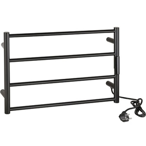 Bemeta LADERRA MINI elektromos törölközőszárító radiátor, 560x370x90 mm, 63 W, matt fekete (704151080)