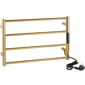 Bemeta LADERRA MINI elektromos törölközőszárító radiátor, 560x370x90 mm, 63 W, fényes arany (704153081)