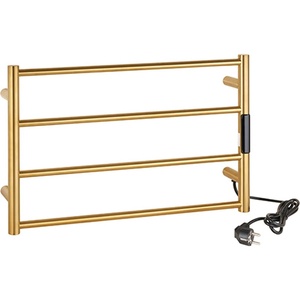 Bemeta LADERRA MINI elektromos törölközőszárító radiátor, 560x370x90 mm, 63 W, matt arany (704153085)