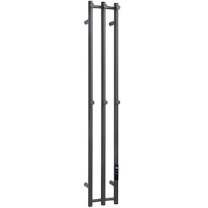 Bemeta PILLAR 3 elektromos törölközőszárító radiátor, 190x1180x120 mm, 91 W, fekete (704153110)