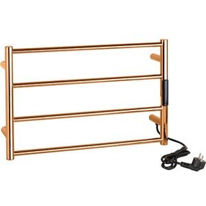 Bemeta LADERRA MINI elektromos törölközőszárító radiátor, 560x370x90 mm, 63 W, fényes rézarany (704154081)