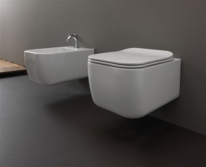 GSGI Brio perem nélküli, szögletes fali WC