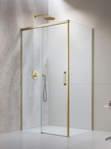 Radaway Idea 8 Brushed Gold KDJ szögletes szálcsiszolt arany zuhanykabin