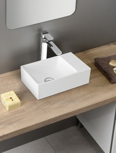 GSI KUBE X kerámiamosdó, 40x23cm, ExtraGlaze