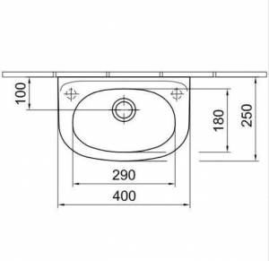 45 cm Wash Basin _ 45-ös mosdó