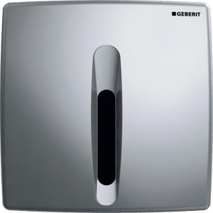 Geberit Basic automata vizelde vezérlés, infravörös, hálózati, műanyag fedlappal, matt króm 115.817.46.5