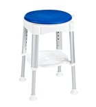 RIDDER Forgó szék, állítható magasság, max:150kg, fehér/kék, (A0050401)