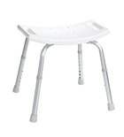 RIDDER Fürdőszobai szék, állítható magasság, max:100kg, mag:340-520mm, fehér, (A00601101)