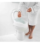 RIDDER Magasított WC-ülőke, kapaszkodó nélkül, 10cm, fehér (A0071001)