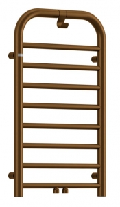 Deante SILIA Fürdőszoba radiátor matt barna 82x500x850