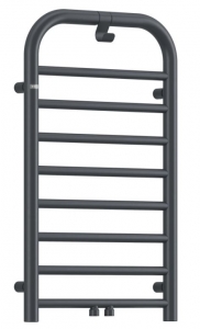 Deante SILIA Fürdőszoba radiátor matt titánium 82x500x850