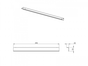 AREZZO DESIGN MONTEREY 40 CM-ES FOGANTYÚ FEKETE AR-167576