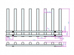 Arezzo TUBE CHROME TÖRÖLKÖZŐSZÁRÍTÓS RADIÁTOR 1200X600 AR-TCR12060