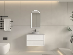 AREZZO design SAVONA 80 cm-es alsószekrény 2 fiók, matt fehér