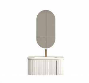 AREZZO design SIERRA 80 cm-es alsószekrény 1 fiók, 2 ajtó, matt fehér