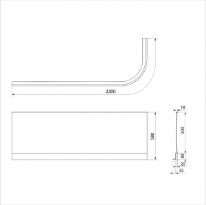 POLYSAN ASTRA L előlap, balos, (33812)