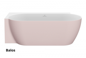 Ravak Freedom Corner II Tec Alabaster Pink/fehér kád