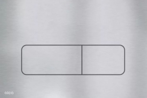 Alcaplast Öblítőtartály nyomólap, Alca nyomólap,kettős működésű, Alunox, nemes acél MOON