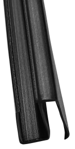 Polysan Altis Line Black tartalék alsó vízvető tömítés, 8 mm üveghez, 1000 mm, fekete (NDALB04)