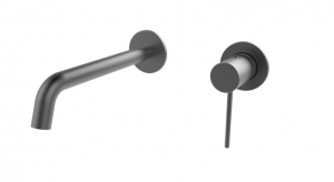 Wellis Altona fali mosdó csaptelep metal grey, belső résszel