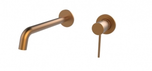 Wellis Altona fali mosdó csaptelep rose gold, belső résszel