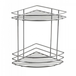 AQUALINE KRÓM LINE sarokpolc, 200x310x200mm, króm (37010)