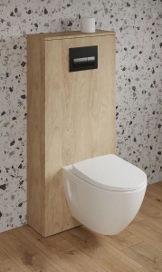 Cersanit Atrato kiegészítő bútor falsík alatti WC tartály burkolathoz, hickory tölgy