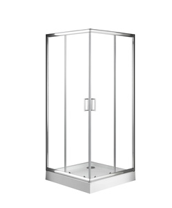 Sanotechnik Sarokbejárat króm 89-90x89-90x190cm (B1390C)
