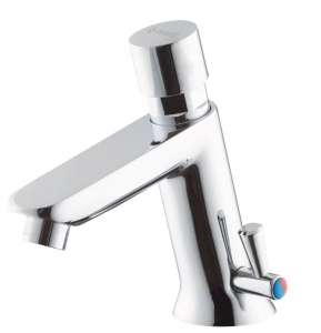 Deante PRESS - Mosdó csaptelep, ideiglenes, hőmérséklet állítással - króm