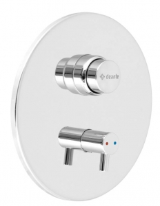 Deante PRESS - Zuhany csaptelep, ideiglenes, Falsík alatti - hőmérséklet állítással - króm