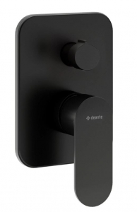 Deante ALPINIA - Zuhany csaptelep, Falsík alatti, zuhanyváltóval - nero