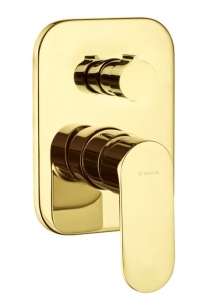 Deante ALPINIA - Zuhany csaptelep, Falsík alatti, zuhanyváltóval - arany