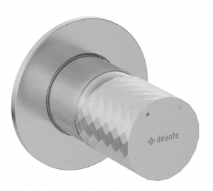 Deante SILIA HEXA - Zuhany csaptelep, Falsík alatti, zuhanyváltó nélkül - szálcsiszolt acél