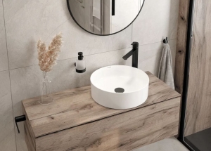 Deante Arnika mosdó csaptelep, magas, Nero