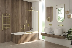 Deante Arnika mosdó csaptelep, falsík alatti, szálcsiszolt arany