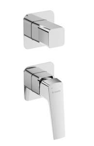 Deante BLUR - Zuhany csaptelep, Falsík alatti, zuhanyváltóval - króm