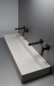 Deante Blur mosdó csaptelep, falsík alatti, Nero