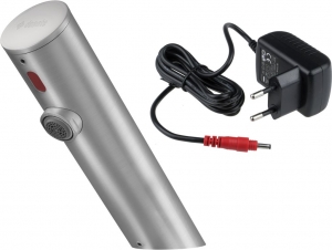 Deante Sense mosdó csaptelep érintés nélküli, hőmérséklet szabályozás nélkül, 230/6V, szálcsiszolt acél, BQR F28V